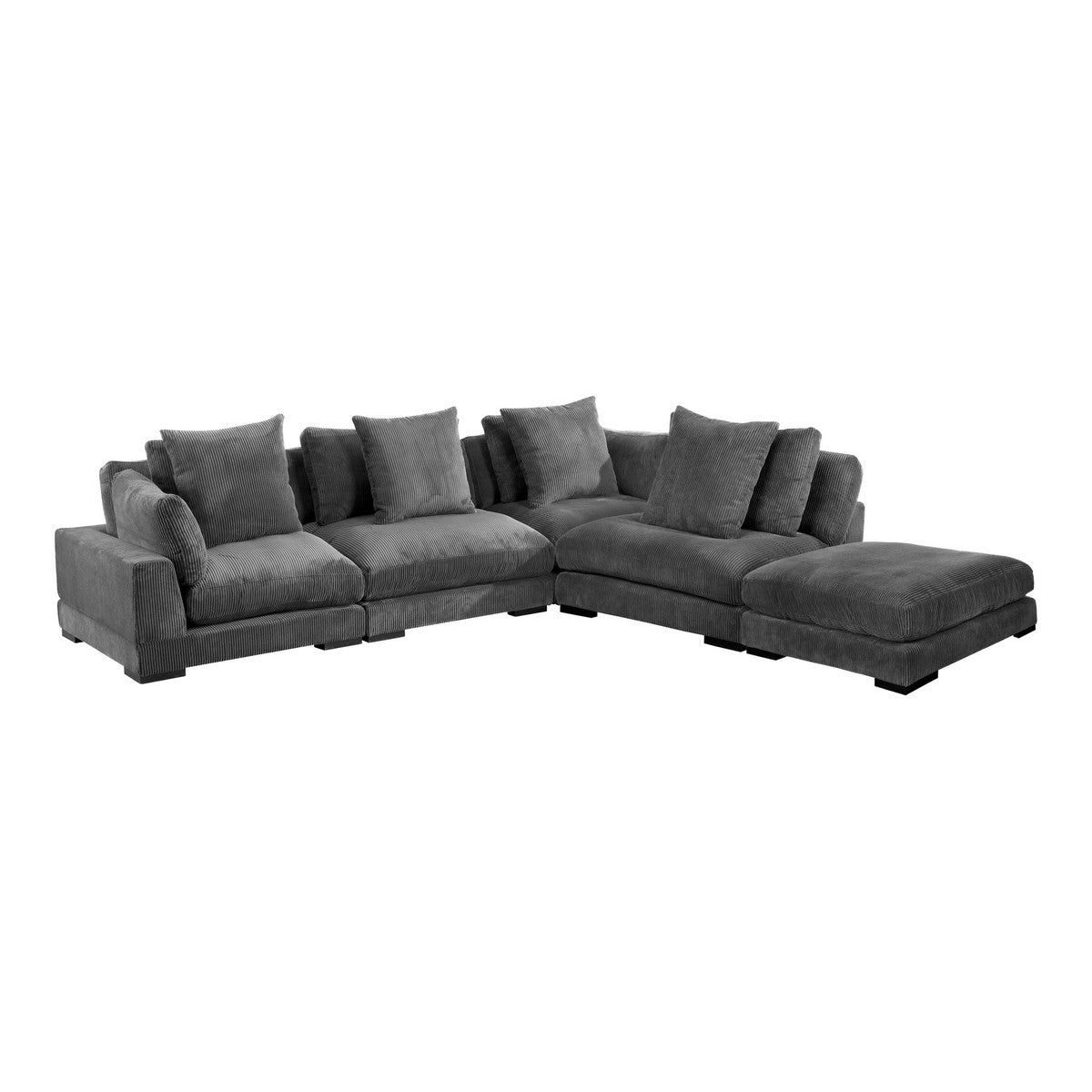 Moe's Home Collection Tumble Dream Modular Sectional Charcoal - UB-1015-25 - Moe's Home Collection - Extras - Minimal And Modern - 1