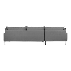 Moe's Home Collection Jamara Sectional Charcoal Right - UB-1016-07-R