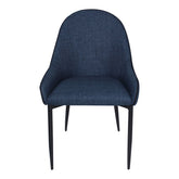 Moe's Home Collection Lapis Dining Chair Dark Blue-Set of Two - UU-1001-26 - Moe's Home Collection - Dining Chairs - Minimal And Modern - 1