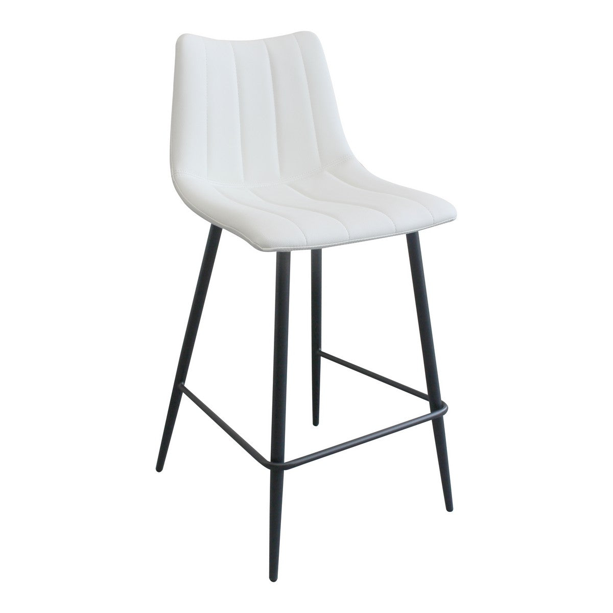 Moe's Home Collection Alibi Counter Stool Ivory-Set of Two - UU-1002-05