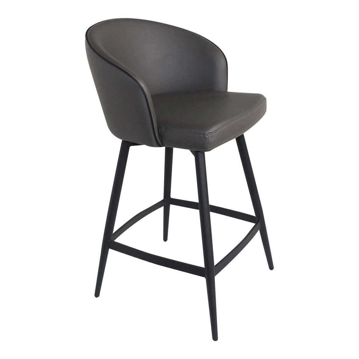 Moe's Home Collection Webber Swivel Counter Stool Charcoal - UU-1004-07