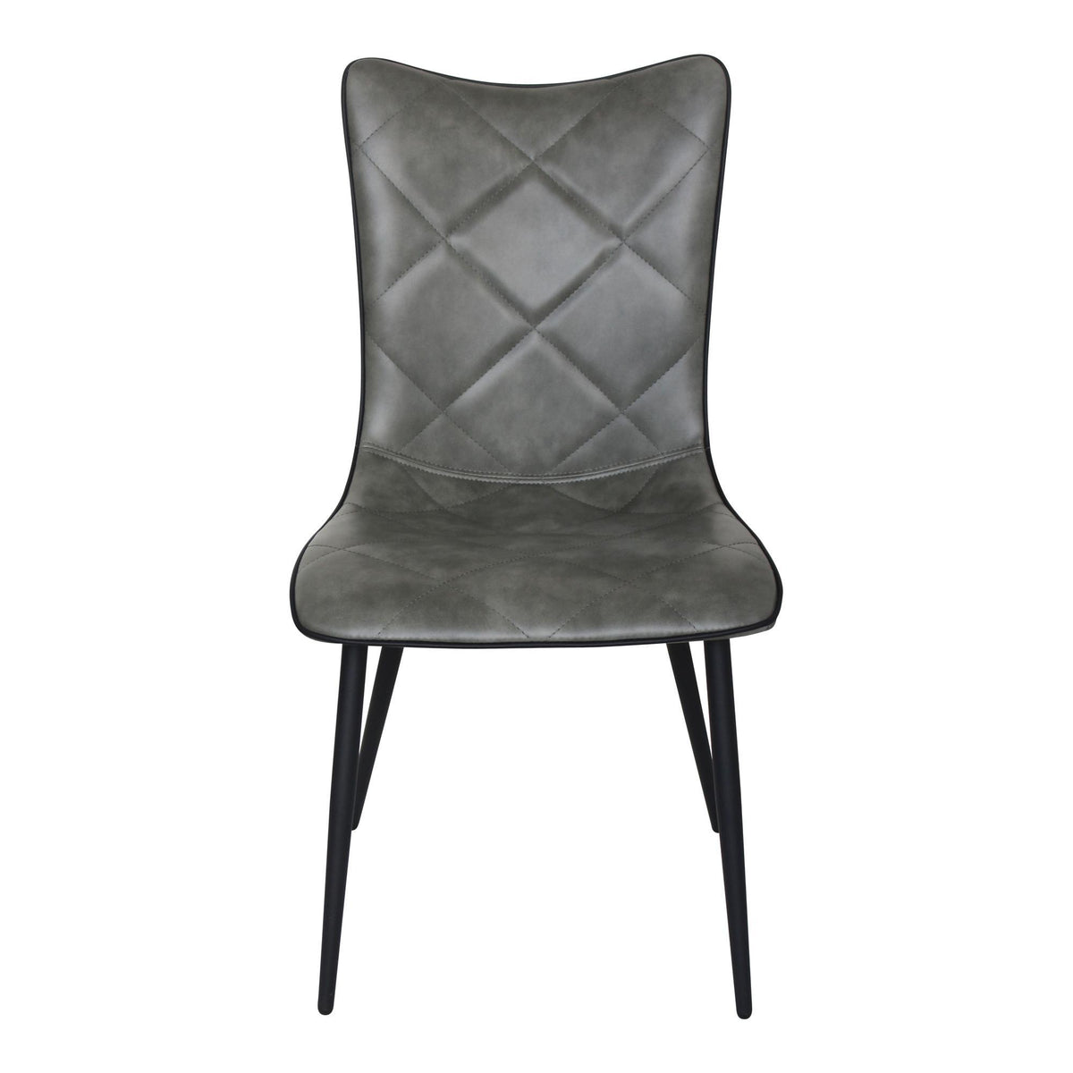 Moe's Home Collection Josie Dining Chair Grey-M2 - UU-1008-25