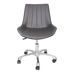Moe's Home Collection Mack Swivel office Chair Grey - UU-1010-41 - Moe's Home Collection - Office Chairs - Minimal And Modern - 1