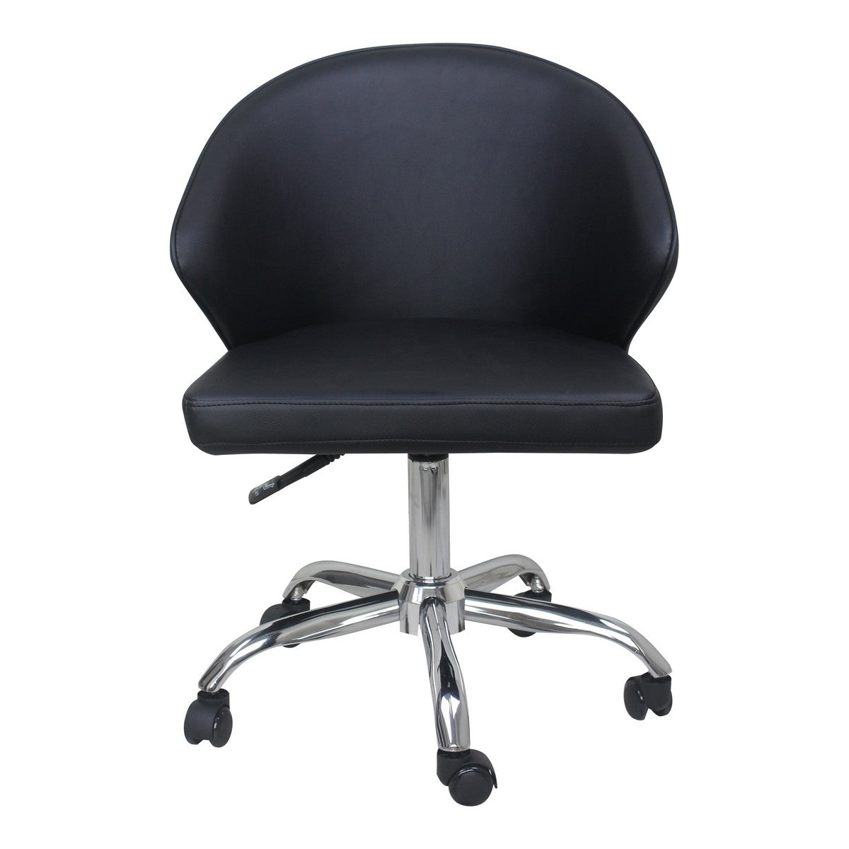 Moe's Home Collection Albus Swivel office Chair Black - UU-1015-02 - Moe's Home Collection - Office Chairs - Minimal And Modern - 1