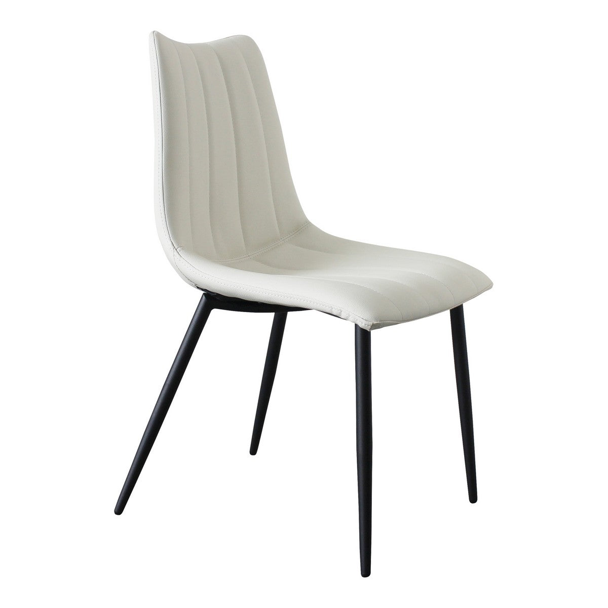 Moe's Home Collection Alibi Dining Chair Ivory-Set of Two - UU-1022-05