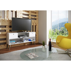 Manhattan Comfort Modern Uppsala TV Stand with 3- Shelves and 2- Drawers-Minimal & Modern