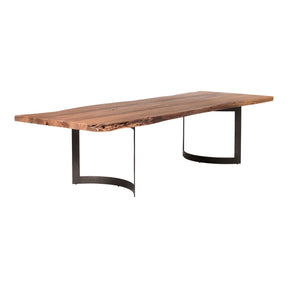 Moe's Home Collection Bent Dining Table Large Smoked - VE-1000-03