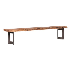 Moe's Home Collection Bent Bench Small Smoked - VE-1002-03