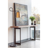 Moe's Home Collection Bent Console Table Smoked - VE-1041-03 - Moe's Home Collection - Console Tables - Minimal And Modern - 1