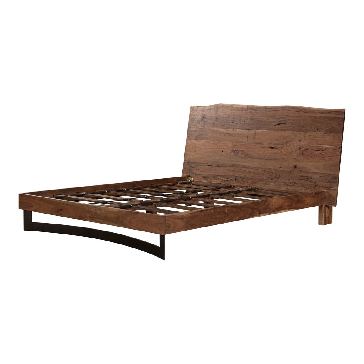 Moe's Home Collection Bent Queen Bed Smoked - VE-1087-03