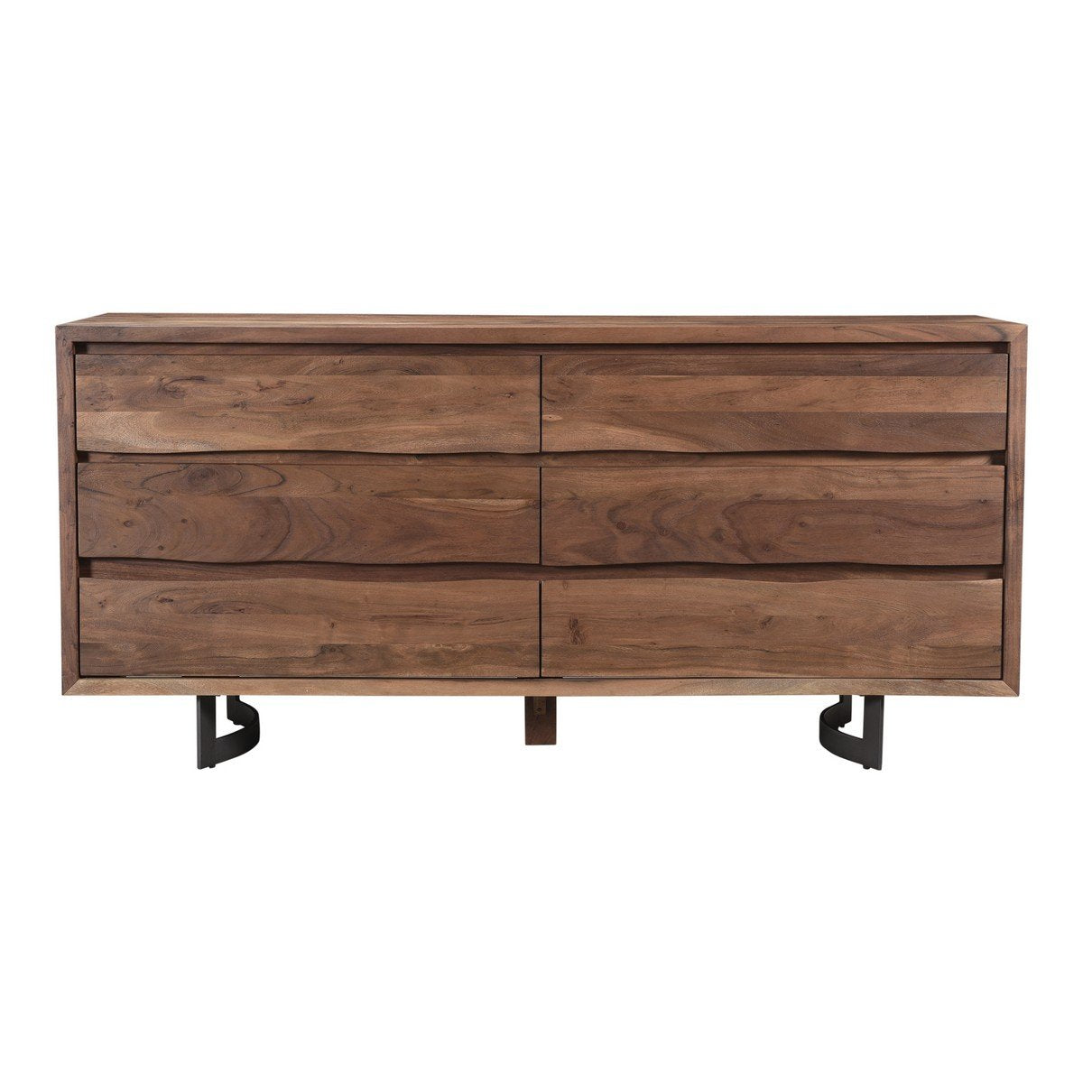 Moe's Home Collection Bent Dresser Smoked - VE-1097-03 - Moe's Home Collection - Dressers - Minimal And Modern - 1