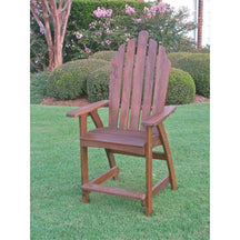 International Caravan Wood Adirondack Bar Chair VF-4106-2CH-Minimal & Modern