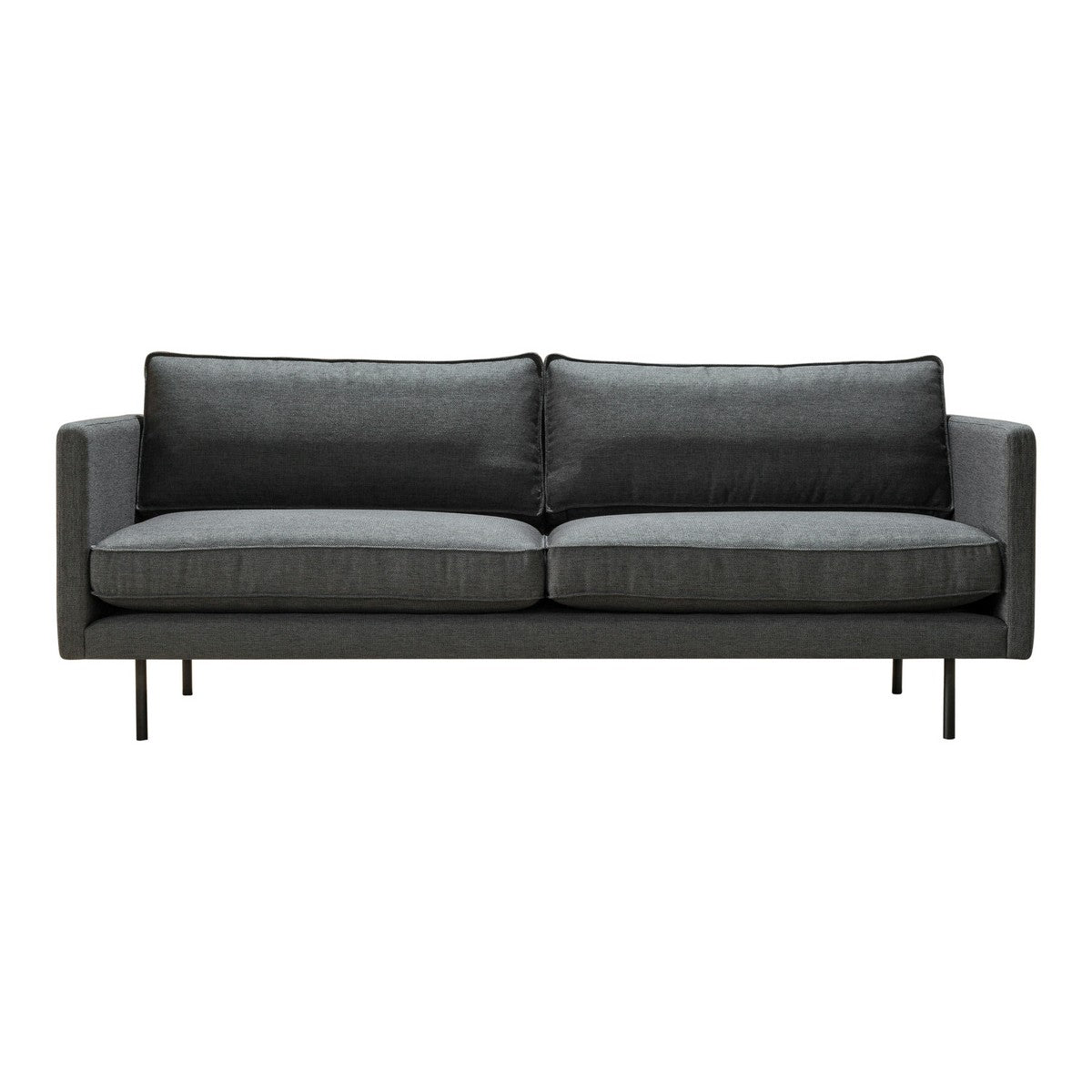 Moe's Home Collection Raphael Sofa Anthracite - WB-1002-07 - Moe's Home Collection - Sofas - Minimal And Modern - 1