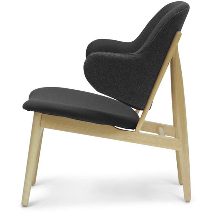 Baxton Studio Kehoe Gray Modern Accent Chair Baxton Studio-chairs-Minimal And Modern - 3
