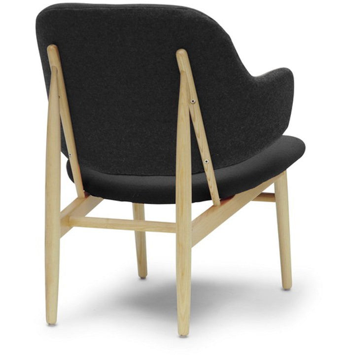 Baxton Studio Kehoe Gray Modern Accent Chair Baxton Studio-chairs-Minimal And Modern - 4
