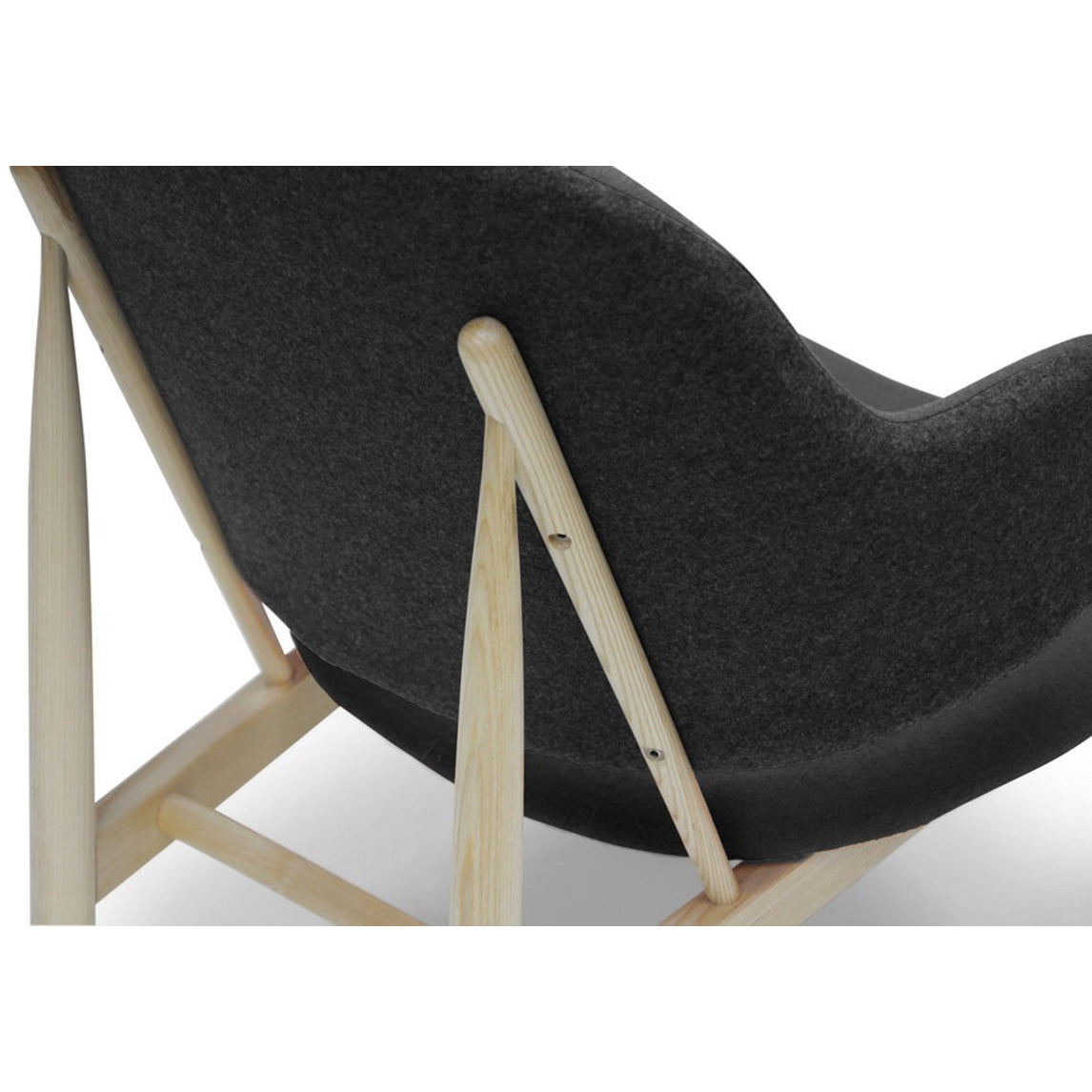 Baxton Studio Kehoe Gray Modern Accent Chair Baxton Studio-chairs-Minimal And Modern - 5
