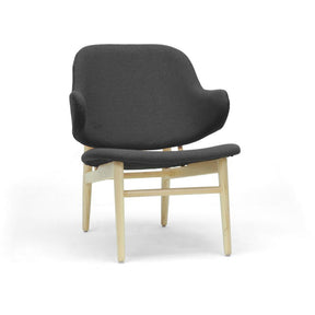 Baxton Studio Kehoe Gray Modern Accent Chair Baxton Studio-chairs-Minimal And Modern - 1
