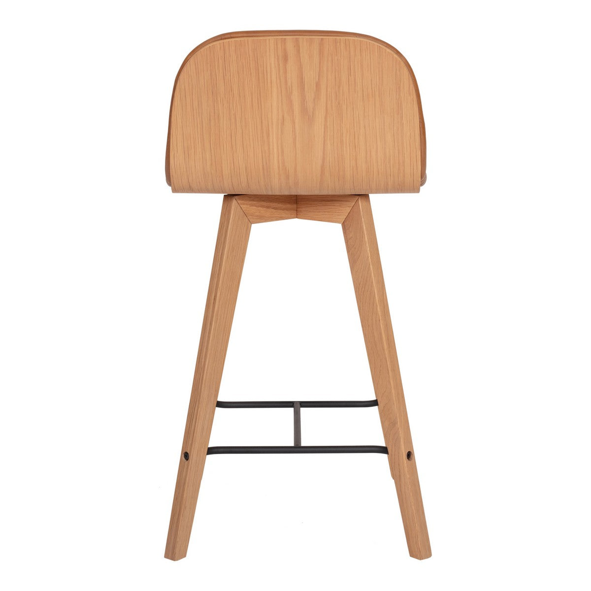 Moe's Home Collection Napoli Leather Counter Stool Tan - YC-1020-40