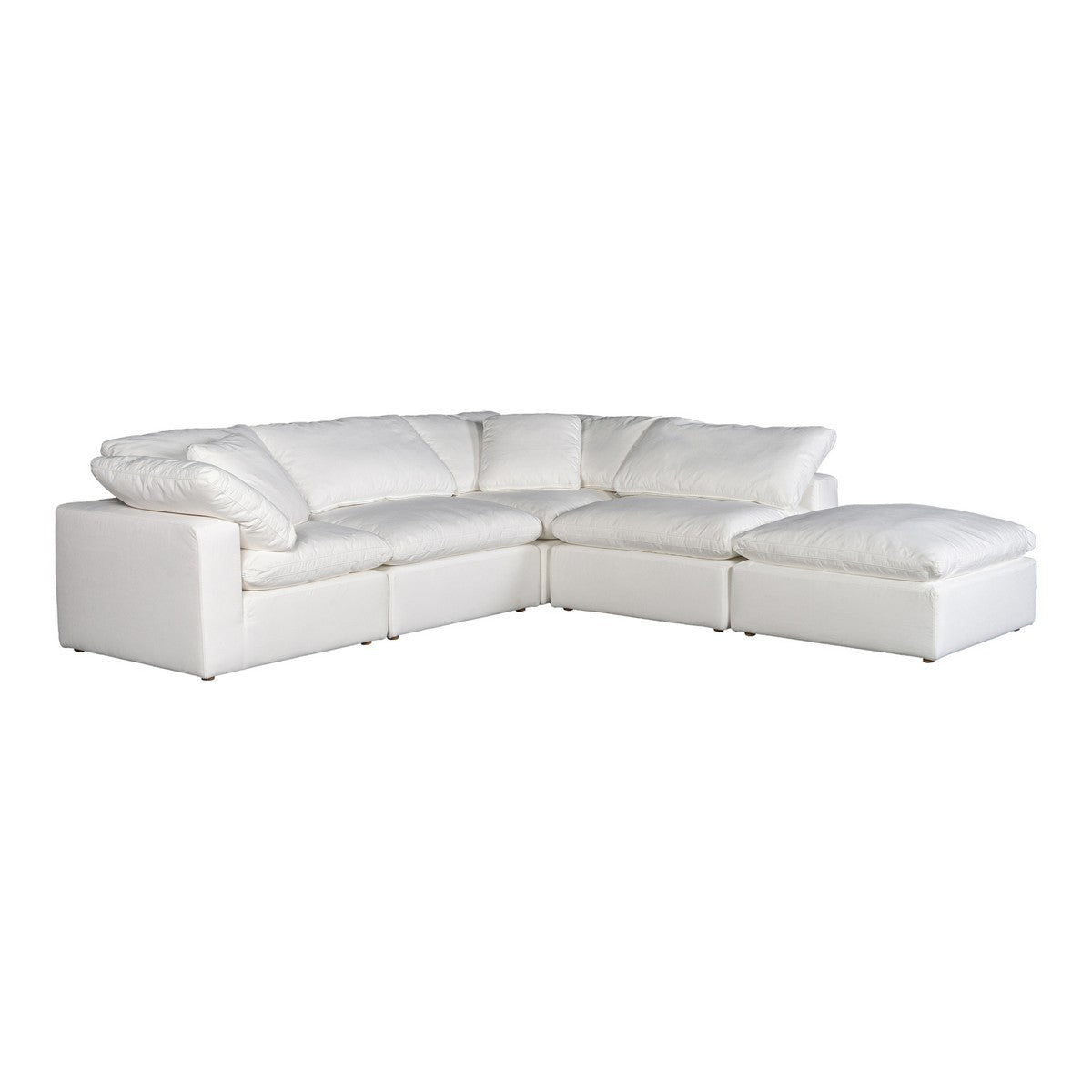 Moe's Home Collection Clay Dream Modular Sectional Livesmart Fabric Cream - YJ-1011-05