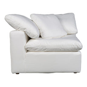 Moe's Home Collection Terra Condo Corner Chair Livesmart Fabric Cream - YJ-1012-05
