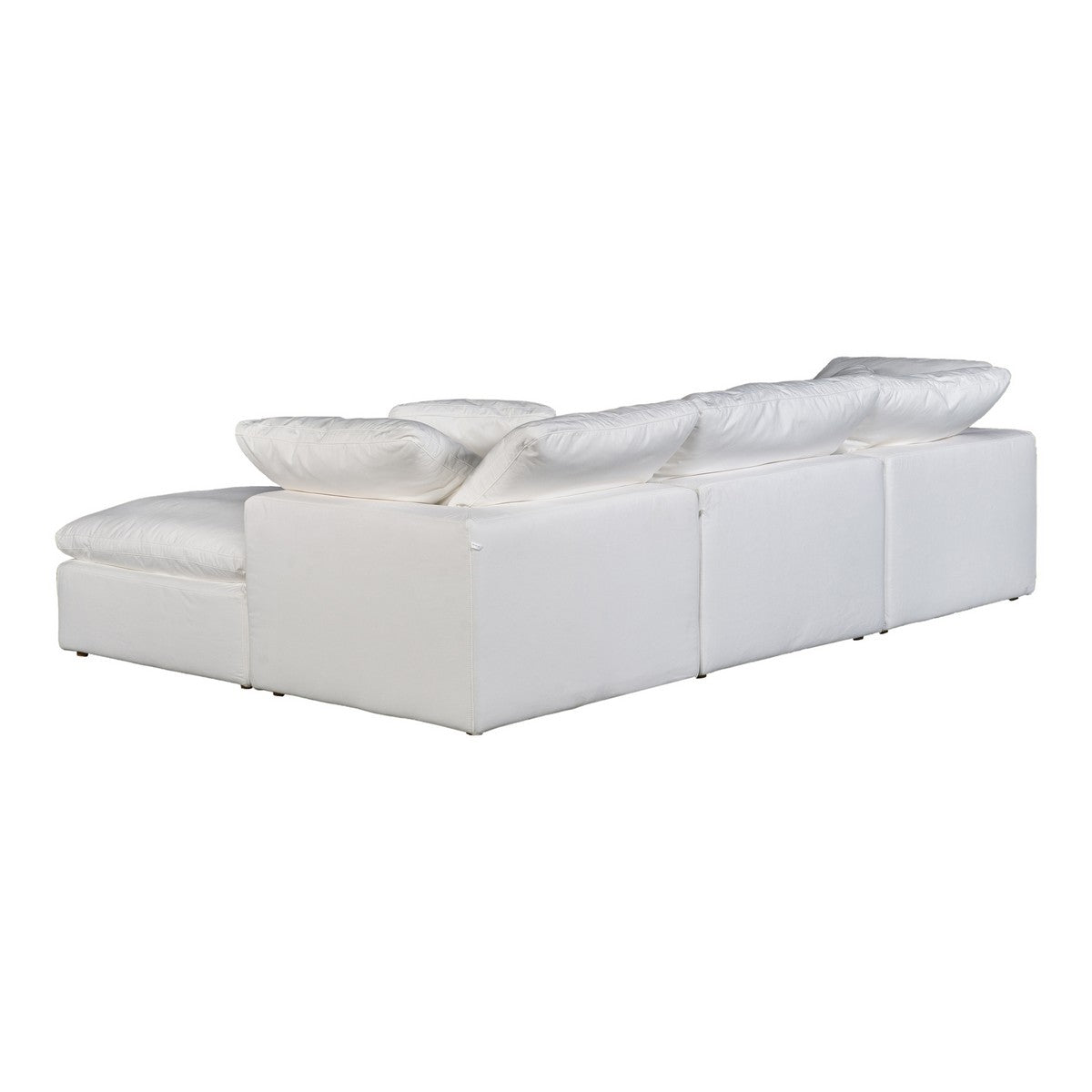 Moe's Home Collection Terra Condo Lounge Modular Sectional Livesmart Fabric Cream - YJ-1015-05