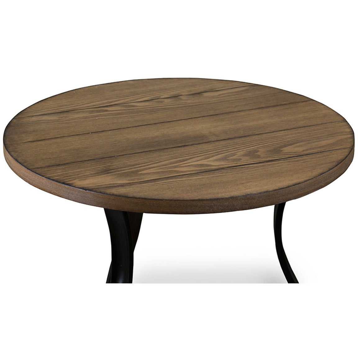 Baxton Studio Newcastle Wood and Metal 3-Piece Table Set Baxton Studio-coffee tables-Minimal And Modern - 2