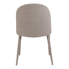 Moe's Home Collection Burton Fabric Dining Chair Light Grey-Set of Two - YM-1001-26