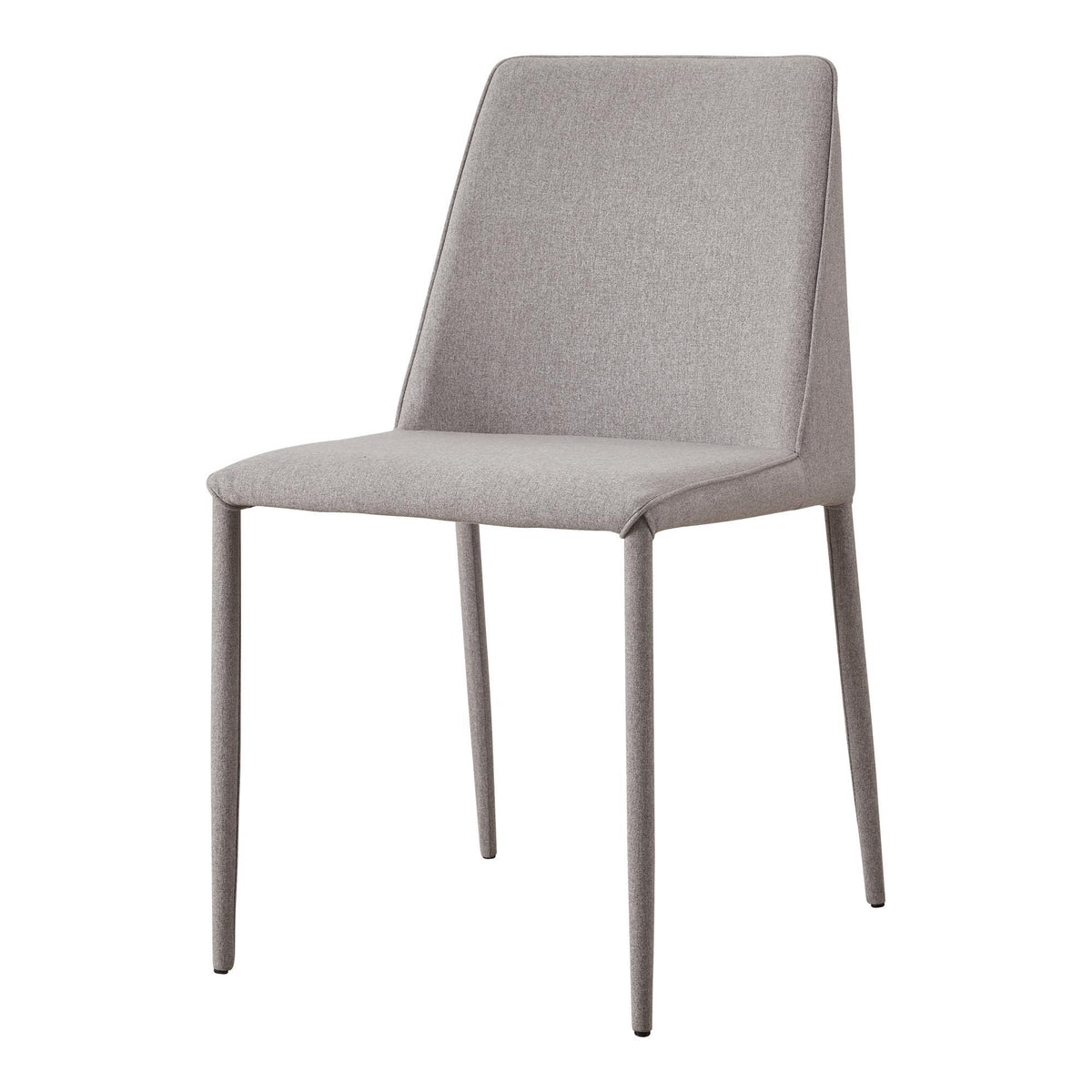 Moe's Home Collection Nora Fabric Dining Chair Light Grey-M2 - YM-1003-15