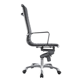 Moe's Home Collection Omega Swivel office Chair High Back Black - ZM-1001-02