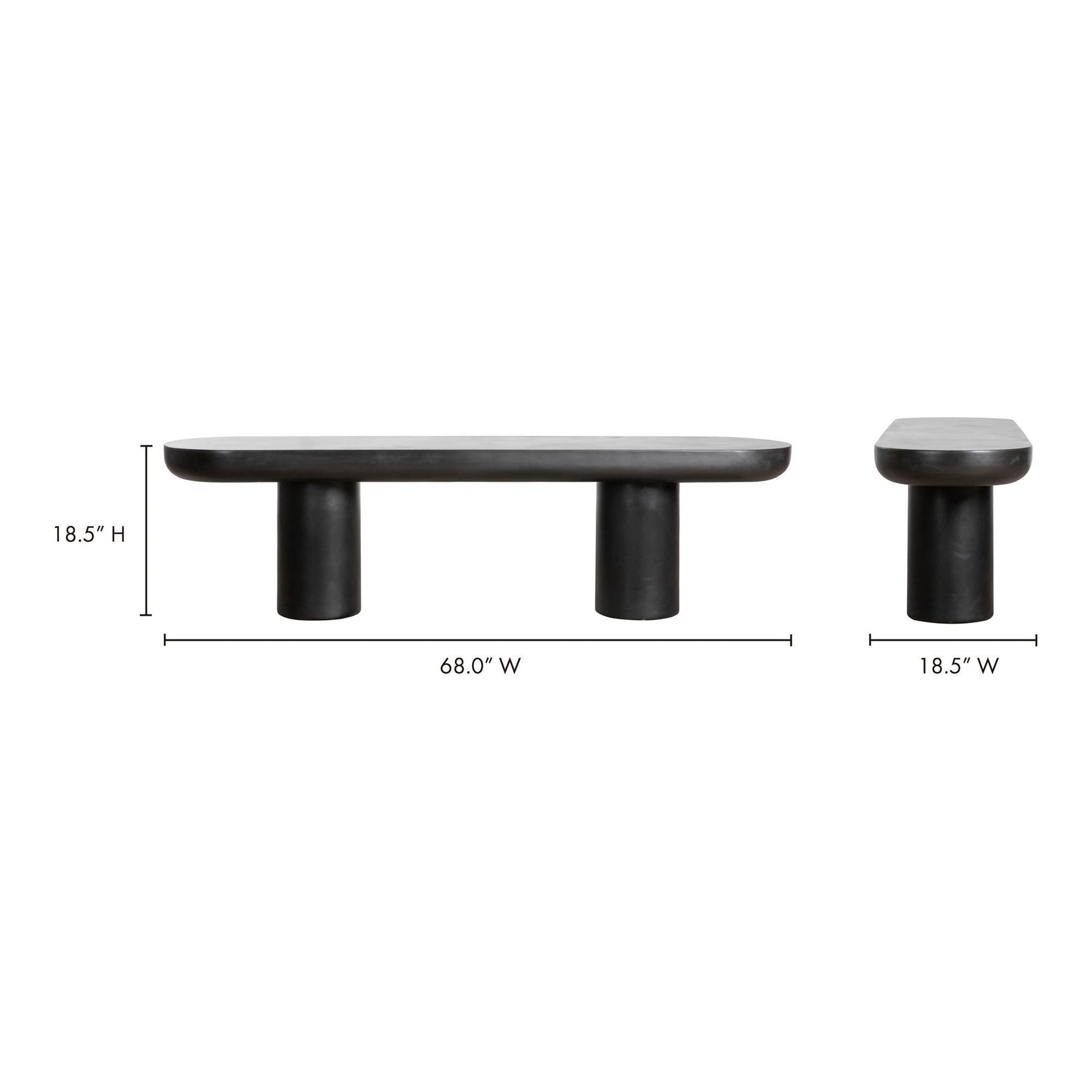 Moe's Home Collection Rocca Bench - ZT-1037-02