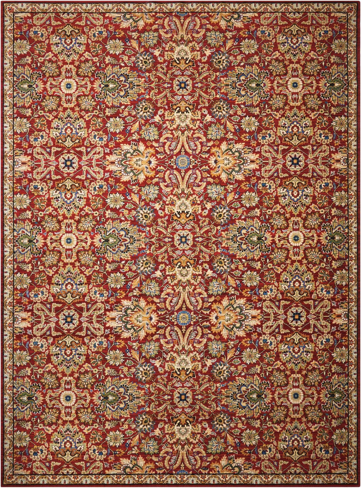 Nourison Red Timeless Area Rug - TML17