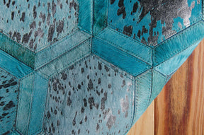 Nourison Turquoise Michael Amini City Chic Area Rug - MA100, Minimal & Modern 2