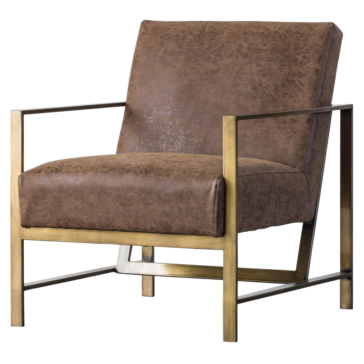 Francis PU Leather Arm Chair by New Pacific Direct - 3900031