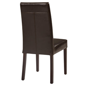 Hartford Bicast Leather Dining Chair (Set of 2) by New Pacific Direct - 198140