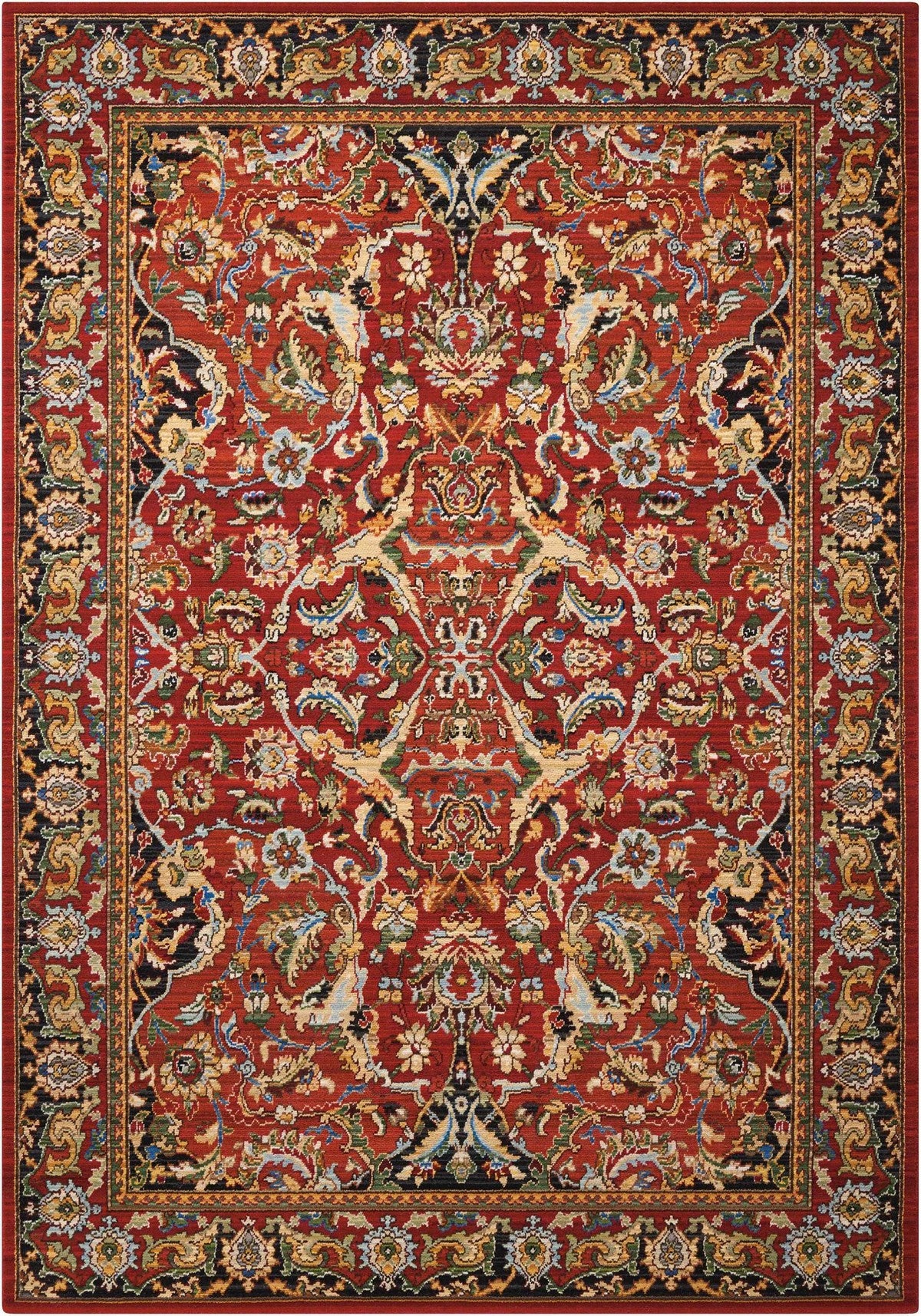 Nourison Red Timeless Area Rug - TML15