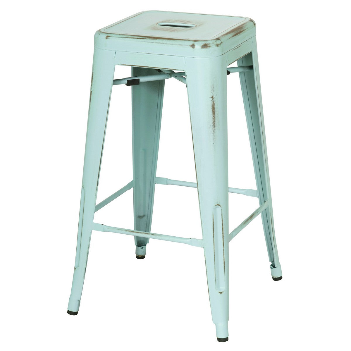 Metropolis Metal Backless Counter Stool (Set of 4) by New Pacific Direct - 938626