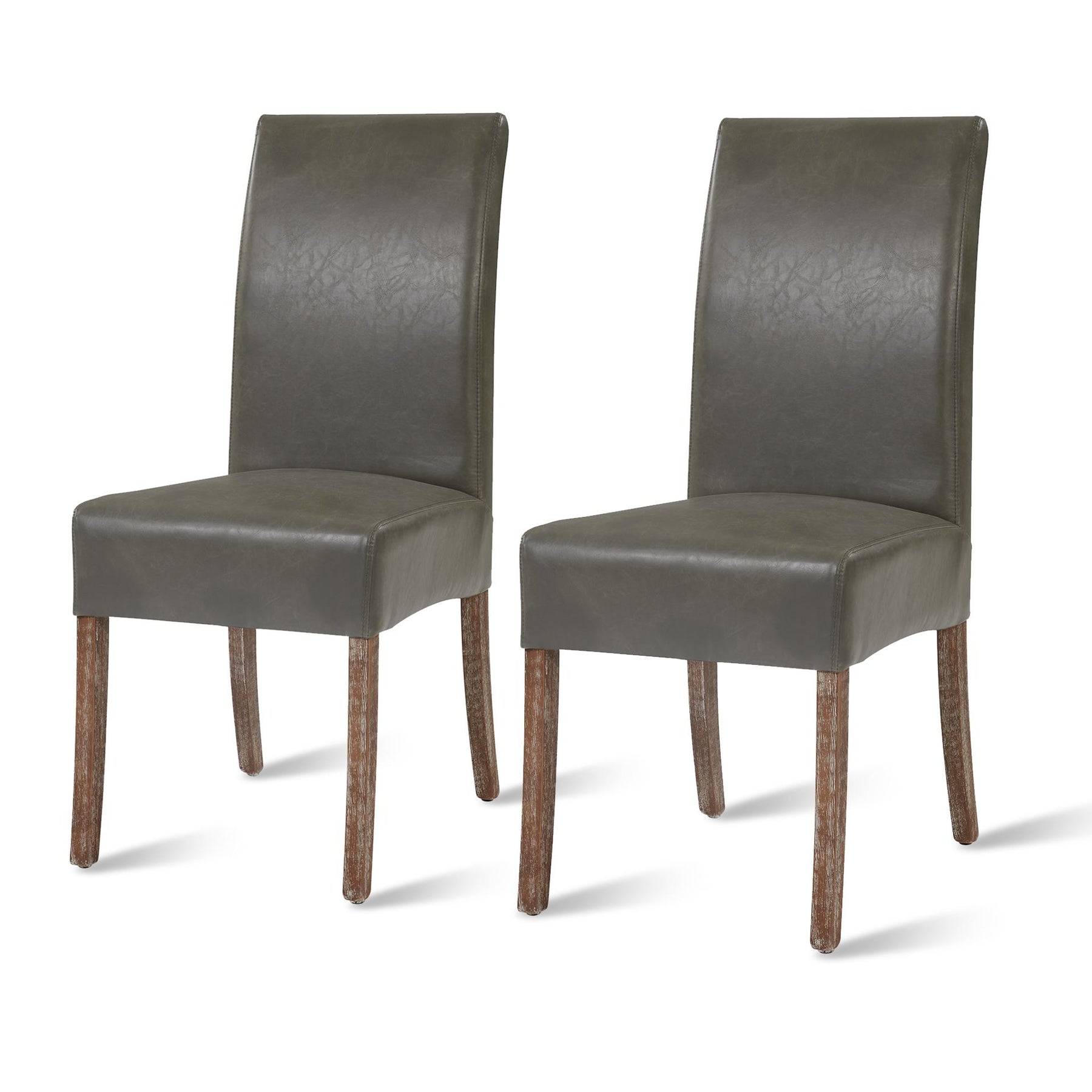 Valencia Bonded Leather Chair (Set of 2) by New Pacific Direct - 108239B