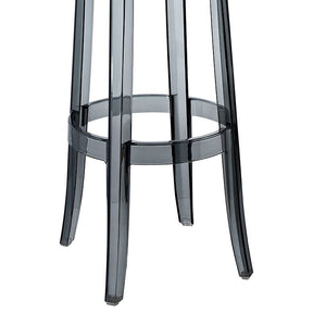 Modway Furniture Modern Casper Bar Stool Set of 2 In Smoke EEI-1264-SMK-Minimal & Modern