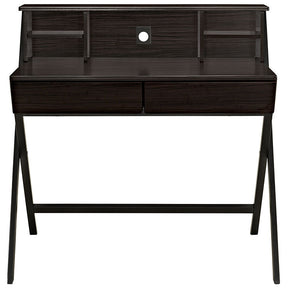 Modway Furniture Modern Trove Office Desk in Dark Walnut EEI-1323-DWL-Minimal & Modern