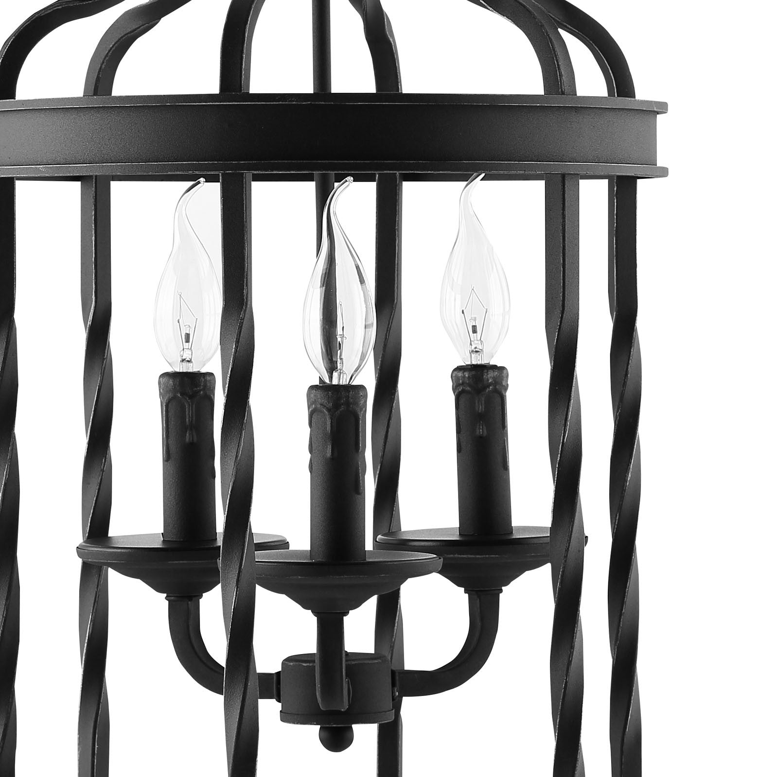 Modway Furniture Lantern Metal Chandelier EEI-1584-Minimal & Modern