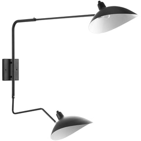 Modway Furniture View Double Fixture Wall Lamp EEI-1590-Minimal & Modern