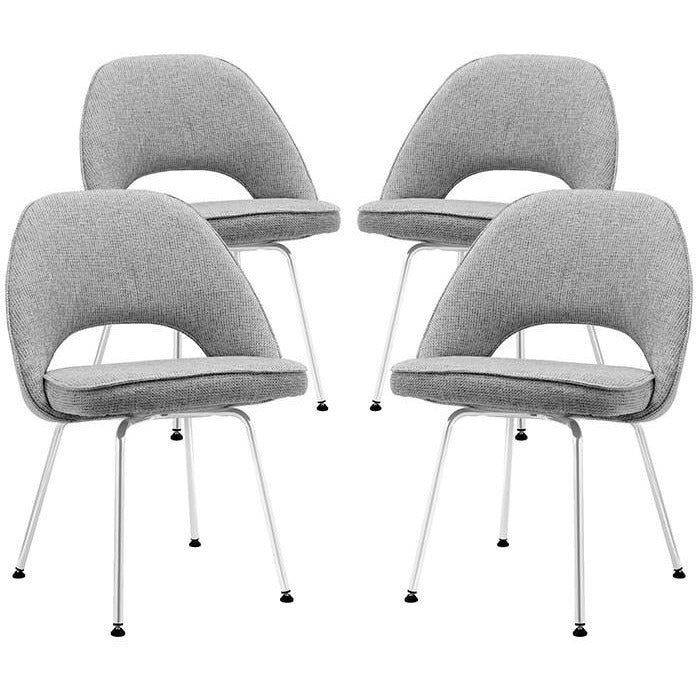 Modway Furniture Modern Cordelia Dining Chairs Set of 4-Minimal & Modern