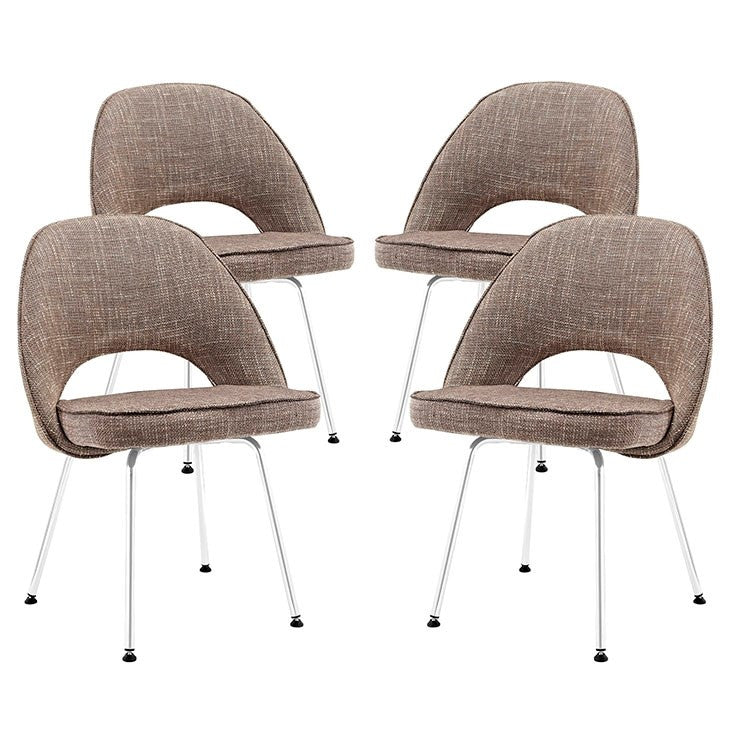 Modway Furniture Modern Cordelia Dining Chairs Set of 4-Minimal & Modern