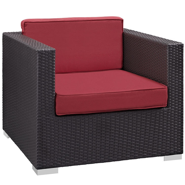 Modway Furniture Modern Gather Outdoor Patio Armchair-Minimal & Modern