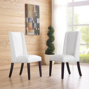 Modway Furniture Modern Baron Vinyl Dining Chair-Minimal & Modern