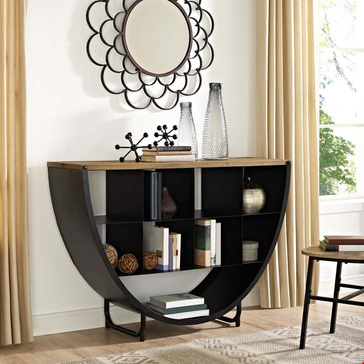 Modway Furniture Modern Gladden Stand in Brown-Minimal & Modern