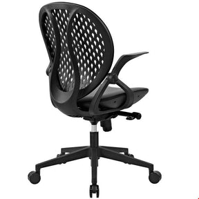Modway Furniture Modern Stellar Vinyl Office Chair In Black-Minimal & Modern
