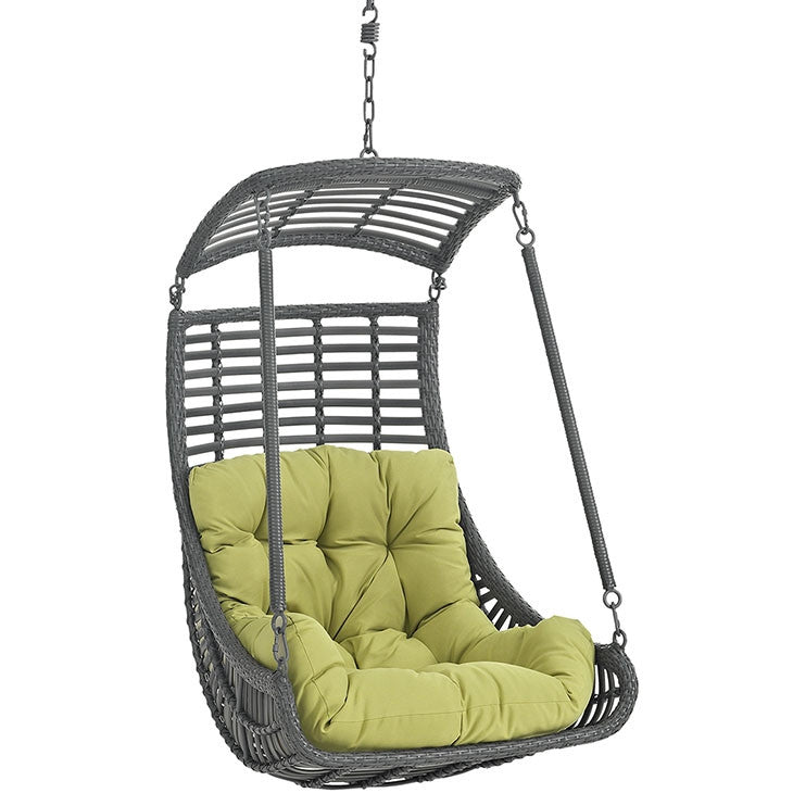 Modway Furniture Modern Jungle Outdoor Patio Swing Chair Without Stand-Minimal & Modern