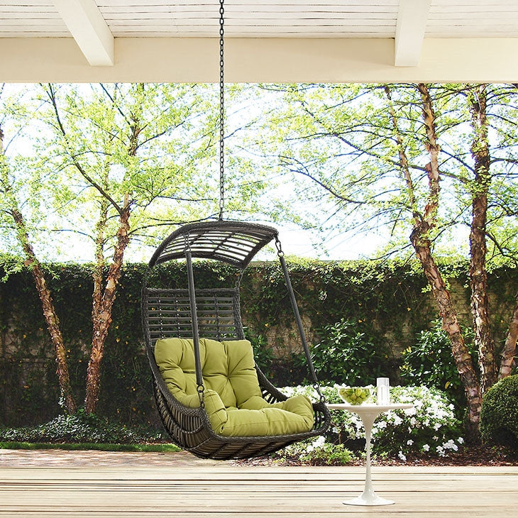 Modway Furniture Modern Jungle Outdoor Patio Swing Chair Without Stand-Minimal & Modern