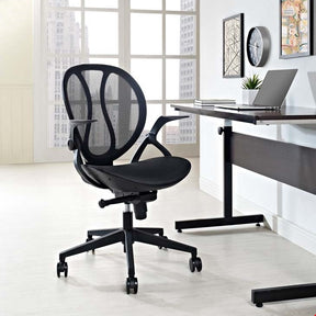 Modway Furniture Modern Conduct Vinyl Office Chair-Minimal & Modern